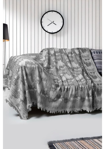 %100 Pamuklu Lüks Kaymaz Koltuk Örtüsü | Koltuk Şalı | Çok Amaçlı Örtü