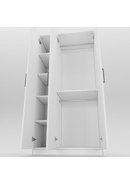 3 Kapaklı Elbise Dolabı 180X90X55CM 01102501 indirimleri