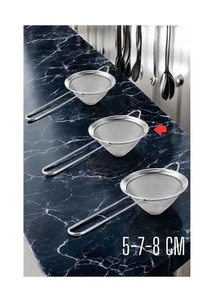 Andres 3 Boy Paslanmaz Çelik Süzgeç Seti fiyatları