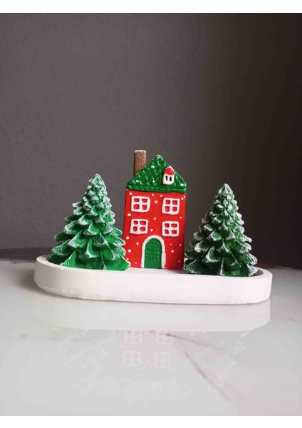 Yılbaşı Çam Ağacı Biblo Ev Noel Dekoratif Set