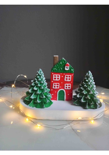 Yılbaşı Çam Ağacı Biblo Ev Noel Dekoratif Set modelleri