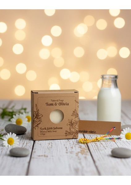 Eşek Sütü Sabunu – Yoğun Nem ve Parlaklık, %100 Doğal