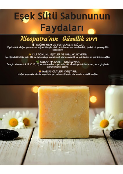 Eşek Sütü Sabunu – Yoğun Nem ve Parlaklık, %100 Doğal fiyatları