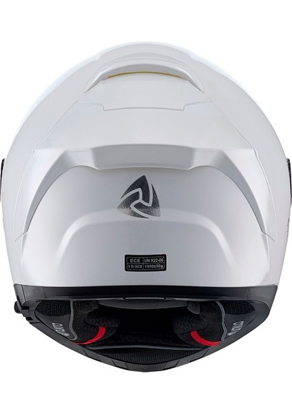 Nukro YM-853 Solid Gloss White Kask fiyatları