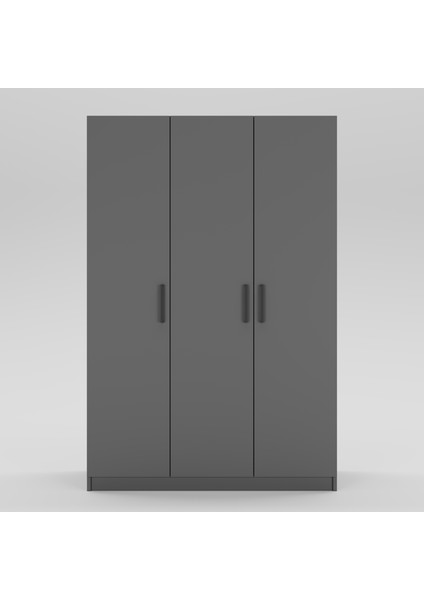 3 Kapaklı Elbise Dolabı 180X120X55CM 02102501 fırsatları