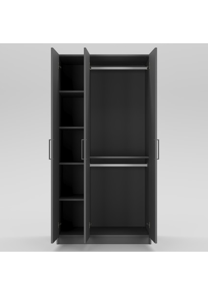 3 Kapaklı Elbise Dolabı 180X90X55CM 01102501 fiyatları
