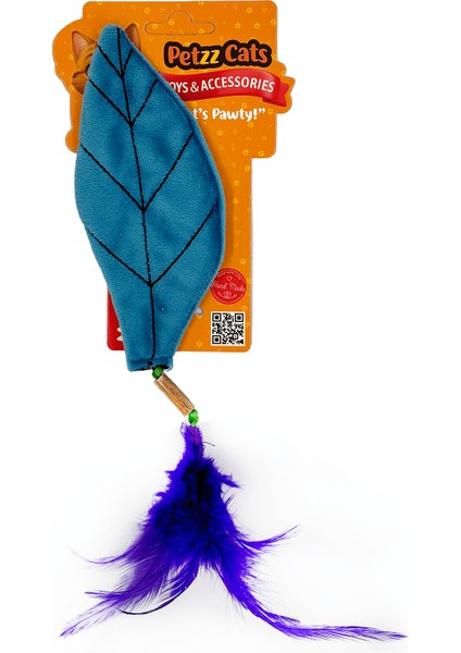 Yaprak Matatabi ve Çıngırak Sesli Peluş Kedi Oyuncağı