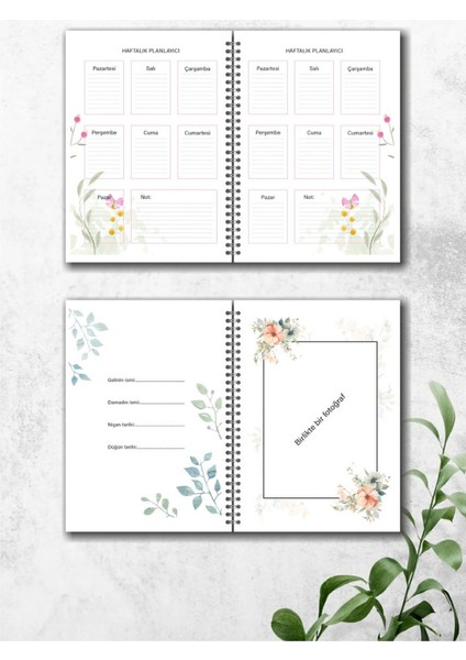 Çeyiz Defteri-Çeyiz Listesi-Düğün Planlayıcı Defteri modelleri