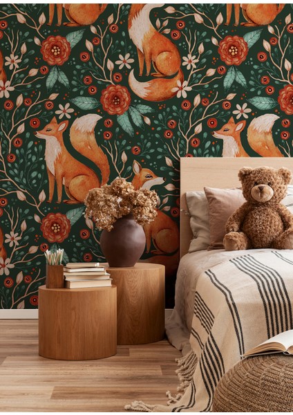 Bahçedeki Tilki Duvar Kağıdı fiyatları