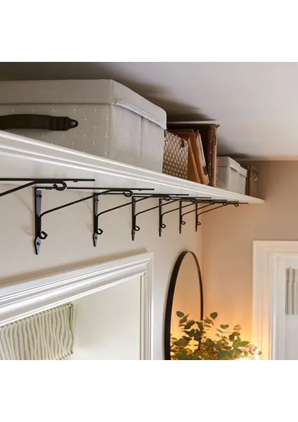 Bergshult Duvar Rafı Parçası Beyaz 120 x 30 cm fırsatları
