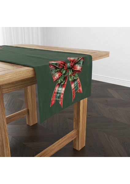 Dijital Baskılı Runner - Yılbaşı / Christmas Desenli - 140X40 cm fırsatları