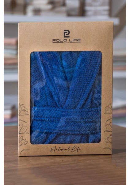 Tek Kişilik Bornoz Lacivert 3xl