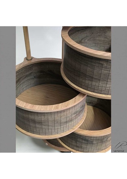 3 Katlı Ahşap Sebzelik Dayanıklı Mdf, Uv Baskılı, Şık Tasarım Karaçalı modelleri