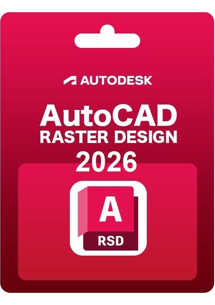 Autocad Raster Design 2026 (Windows) - 1 Pc 1 Yıl Autodesk Key + Kurulum Hizmeti