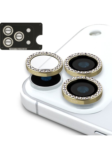 iPhone 17 Pro Guess Lisanslı 4g ve Yazı Logolu Kılıf&ekran&lens Koruyucu 3in1 Aksesuar Seti Siyah modelleri