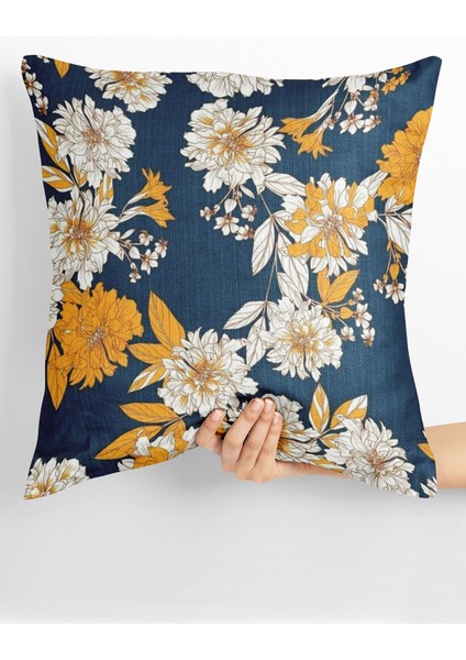 Micro Kumaş Dijital Baskı Fermuarlı 43*43 cm Kırlent Kılıfı modelleri