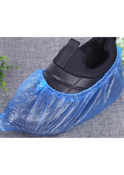 100 Adet Tek Kullanımlık Ayakkabı Koruma Poşeti Mavi Renkli Galoş fırsatları