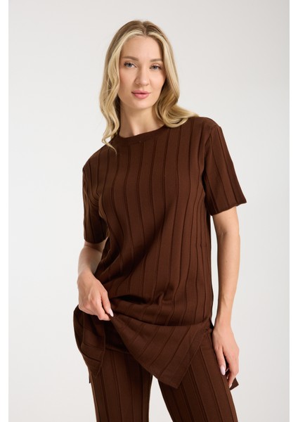 Çizgili Relax Fit Ikili Takım modelleri