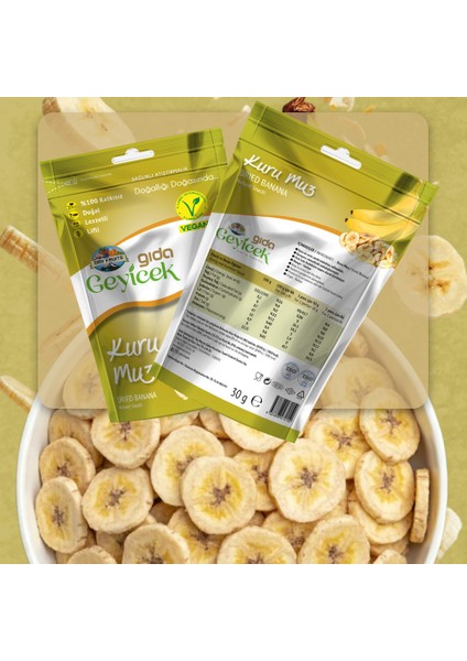 Kurutulmuş Muz 30 gr fırsatları