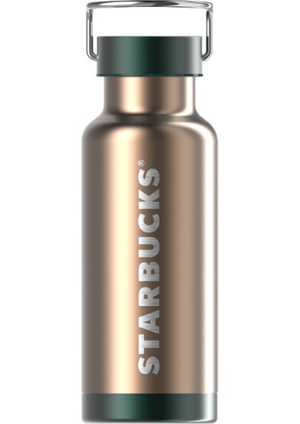 Starbucks® Paslanmaz Çelik Şişe - Altın Rengi - 473 ml - 11177308