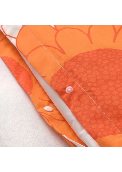 Kransmalva Tek Kişilik Nevresim Seti Turuncu 150 x 200/50 x 60 cm fırsatları