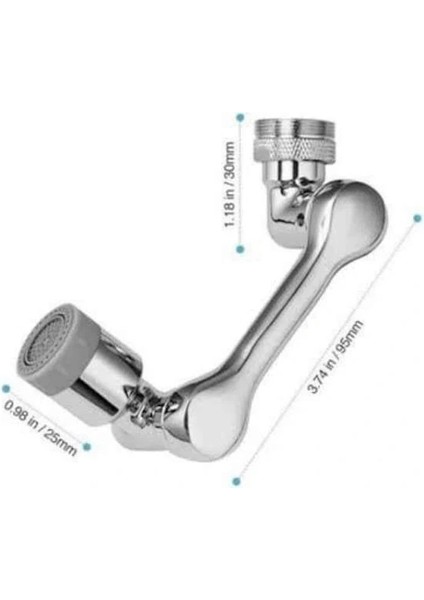 Dönebilen Musluk Başlığı Akrobat Mutfak Banyo Musluk Ucu Başlığı Oynar Başlıklı fırsatları