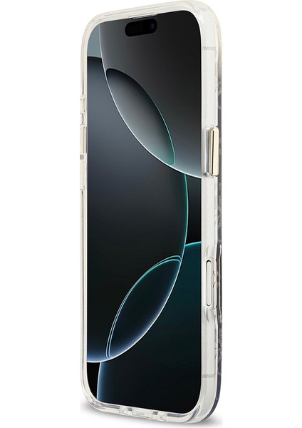 iPhone 17 Air Uyumlu Kılıf Guess Lisanslı M-Safe Şarj Özellikli 4g Desenli Simli Silikon Kapak Gri indirimleri