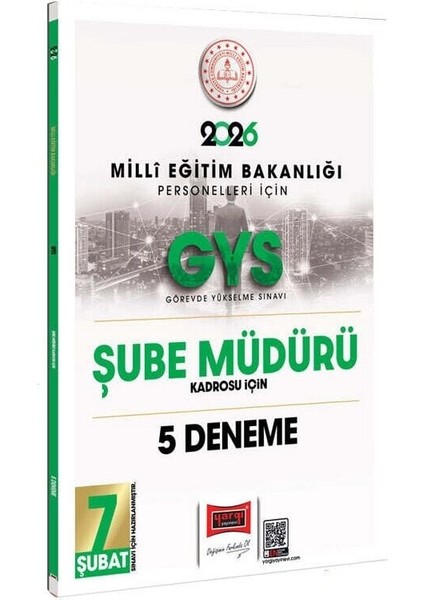 Yargı 2026 Gys Meb Milli Eğitim Bakanlığı Şube Müdürü 5 Deneme Görevde Yükselme Yargı Yayınları