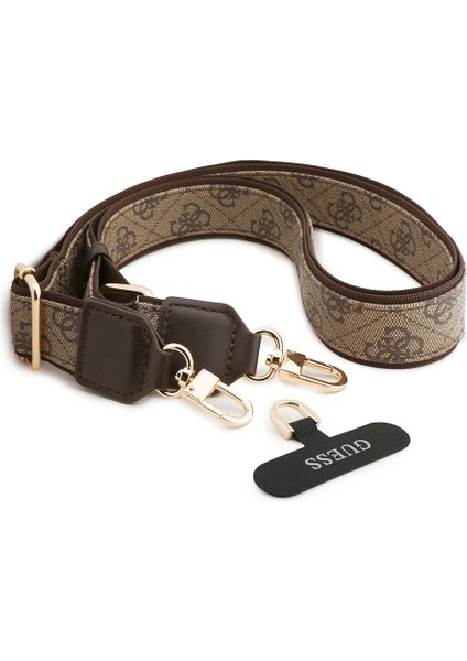 iPhone 17 Air Uyumlu Kılıf Guess Lisanslı M-Safeli Askılı ve 4g Logo Kartlıklı Kapak Kahverengi indirimleri