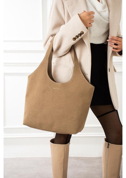 Süet Deri Kadın Çantası