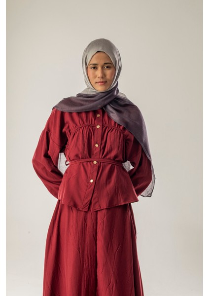 Ipek Degrade Şal Gri - Füme