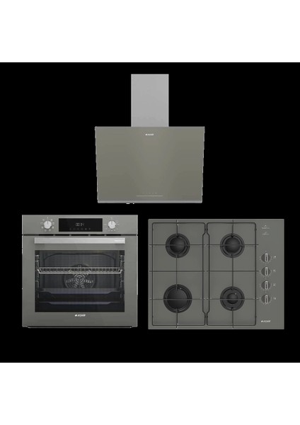 Smart Gri Ankastre Set