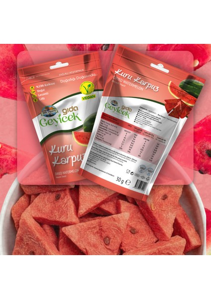 Kurutulmuş Karpuz 30 gr fırsatları