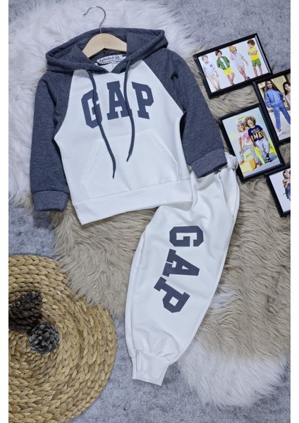 Erkek Çocuk Eşofman Takımı %100 Pamuk Kapüşonlu