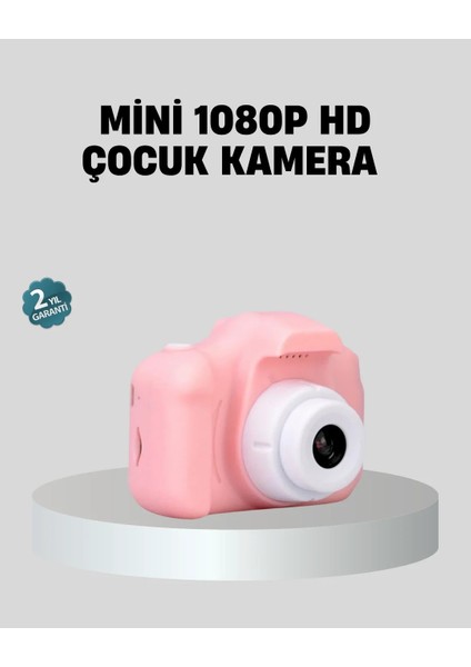 Mini Dijital Çocuk Kamerası 8mp Hd Ekranlı 1080P Video ve Şarjlı