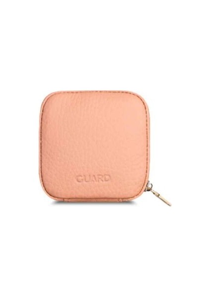 Guard Gül Kurusu Fermuarlı Deri Mini Aksesuar Çantası