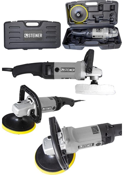 Alman 2800 Watt Profesyonel 6 Kademe Devir Ayarlı Sjs Metal Şanzıman Pasta Cila Polisaj Maki fiyatları