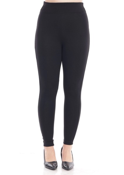 Kadın Siyah Beli Lastikli Toparlayıcı Büyük Beden Tayt indirimleri