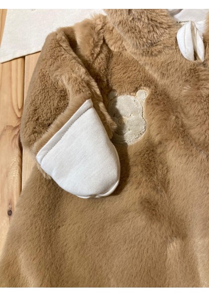 Anna Kalın Astarlı Wellsoft Unisex Tulum Açık Kahve modelleri