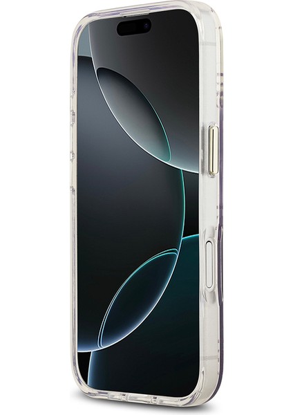 iPhone 17 Uyumlu Kılıf Guess Orjinal Lisanslı M-Safe Özellikli 4g Desenli Simli Silikon Kapak Mor indirimleri