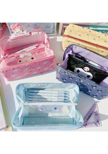 Hello Kitty Figürlü Geniş Kapasiteli Kalem Çantası AD3060 fiyatları