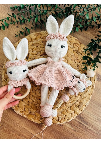 Amigurumi Süslü Tavşan Set modelleri