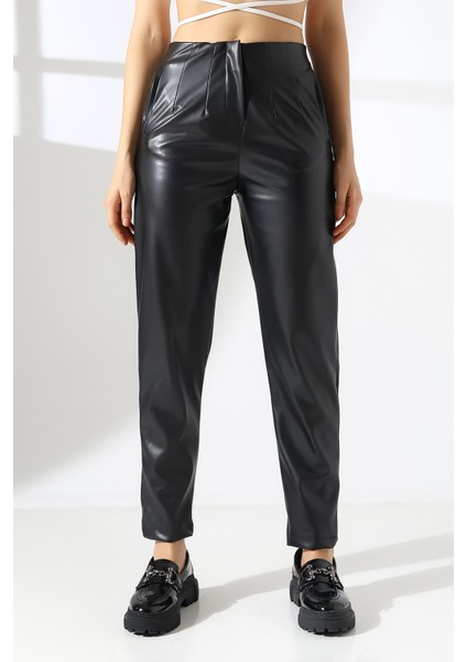 Deri Pantolon Paça Pens Detaylı indirimleri