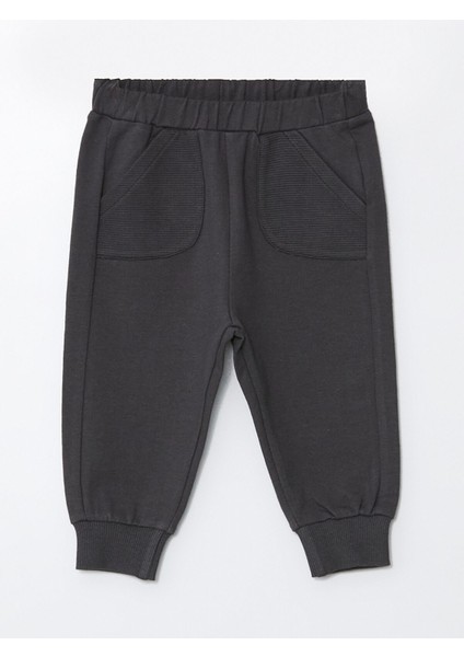 Yeni Sezon Beli Lastikli Basic Erkek Bebek Eşofman Alt 2'li indirimleri