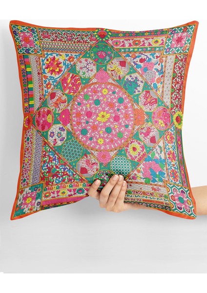 Micro Kumaş Dijital Baskı Fermuarlı 43*43 cm Kırlent Kılıfı fırsatları