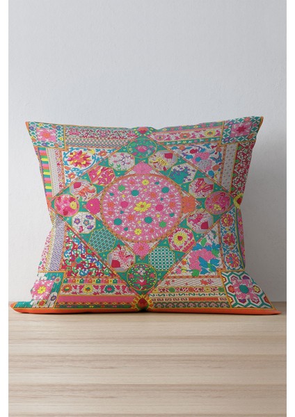 Micro Kumaş Dijital Baskı Fermuarlı 43*43 cm Kırlent Kılıfı indirimleri