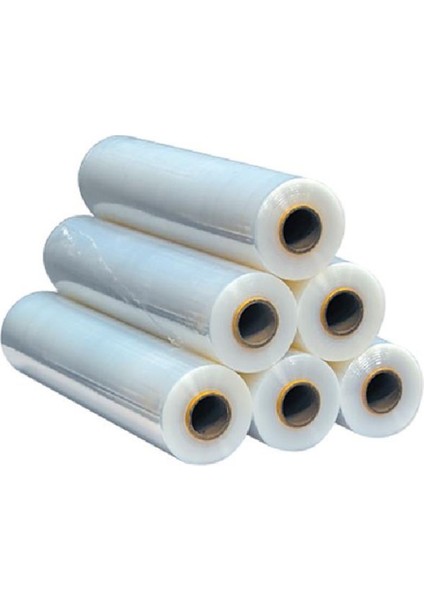 (6'lı) 17 Micron 50 cm x 300 Metre Streç Film 6 Adet Paketleme Sarma fiyatları