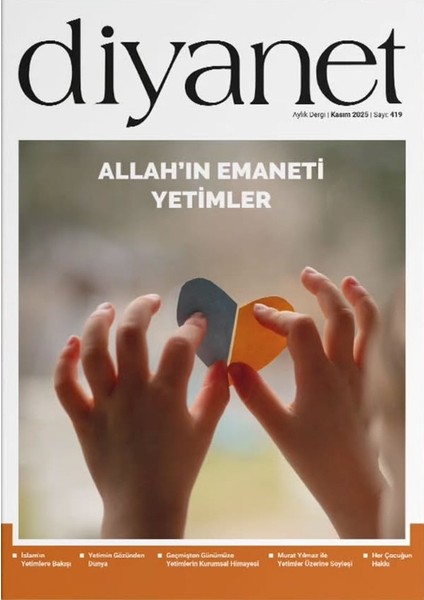 Diyanet Aylık Dergi 419.SAYI Kasım 2025