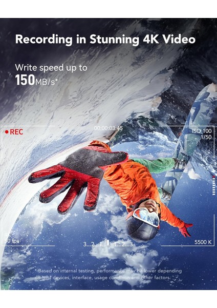 1tb Silver Plus 205MB 4K V30 Uhsi Micro Sd Hafıza Kartı modelleri