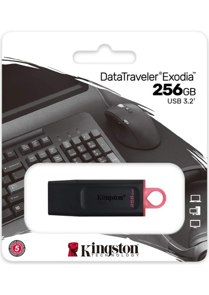 Datatraveler Exodia 256GB USB Flash Bellek Usb3.2 Gen1 DTX/256 GB modelleri